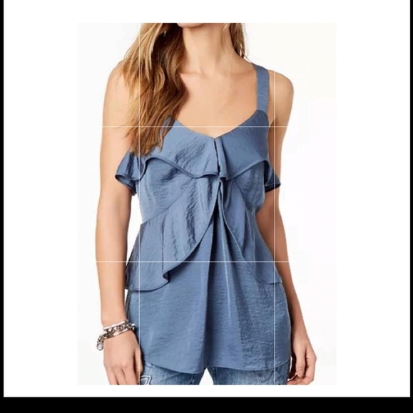 Michael Kors Hammered Satin Sleeveless Blouse - Picture 4 of 9